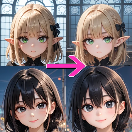 Featured image #1 for [SDXL] Face light up / 前面ライトアップ