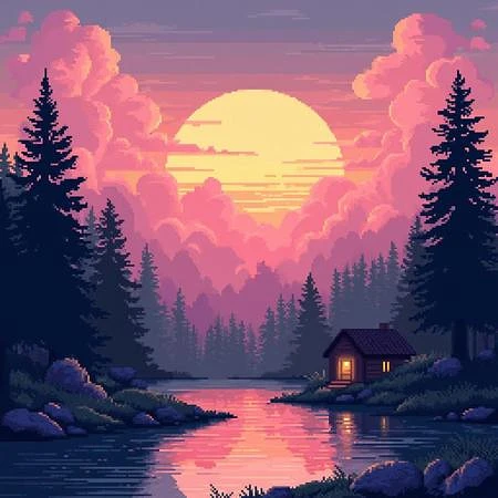 Featured image #1 for Pixel Art Illustrations FLUX