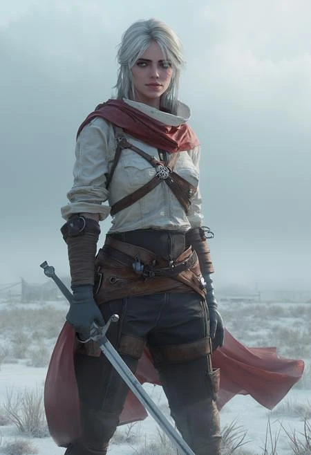 Featured image #2 for Ciri (Witcher 3 Game) Flux/Pony/SDXL