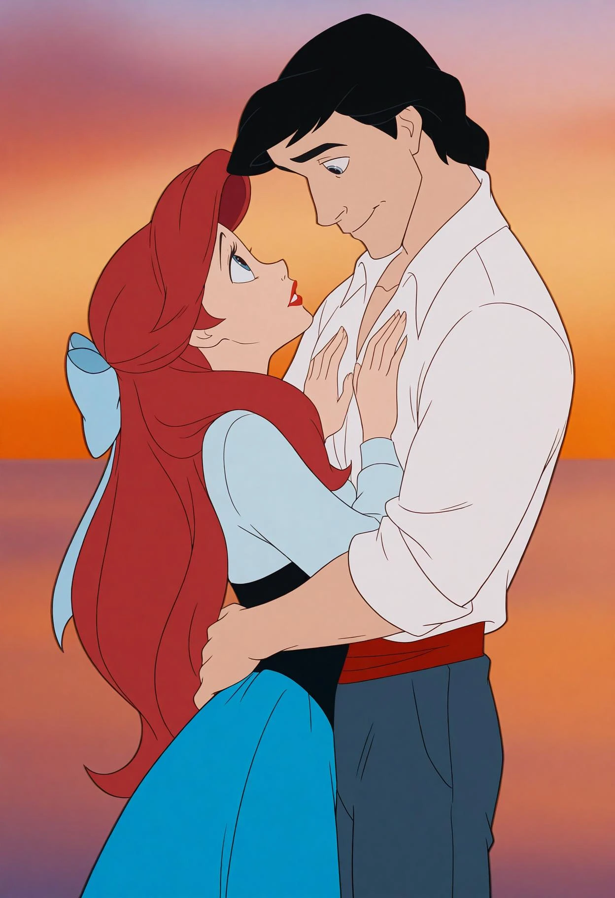Featured image #1 for Ariel and Eric - The Little Mermaid (1989) | Illus Couple