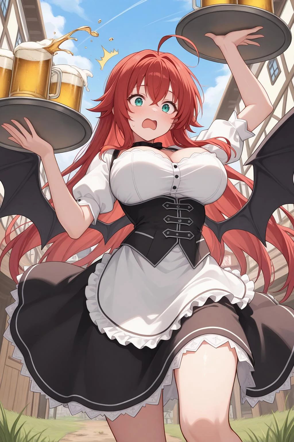 Featured image #4 for Rias Gremory リアス・グレモリー | High School DxD | 2 Outfits [IllustriousXL]