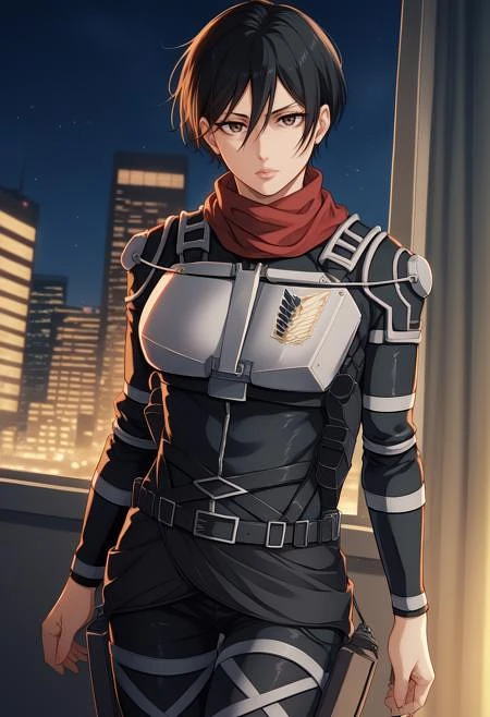 Featured image #1 for Mikasa Akermann (Pre- and Post-Timeskip) (Attack on Titan)