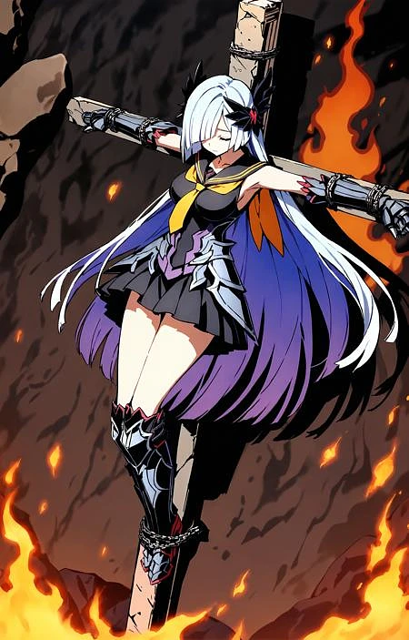 Featured image #2 for Regular Cross Crucifixion / Tentacle Crucifixion  | 十字架磔 / 触手磔