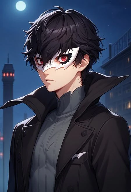 Featured image #2 for Ren Amamiya / Akira Kurusu / Joker / MC - Persona 5 (Commission)