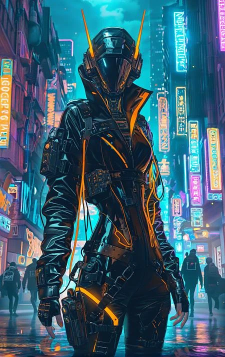 Featured image #1 for TechWear LoRA [SD+XL+illustrious-XL+Pony]