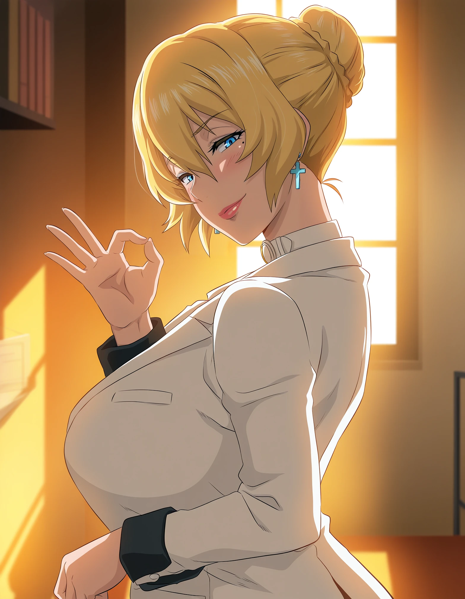 Featured image #1 for Nijou Shizue (Hentai: Meikoku gakuen jutai hen) NAI Vpred / EPS / IL / PonyXL / SD1.5