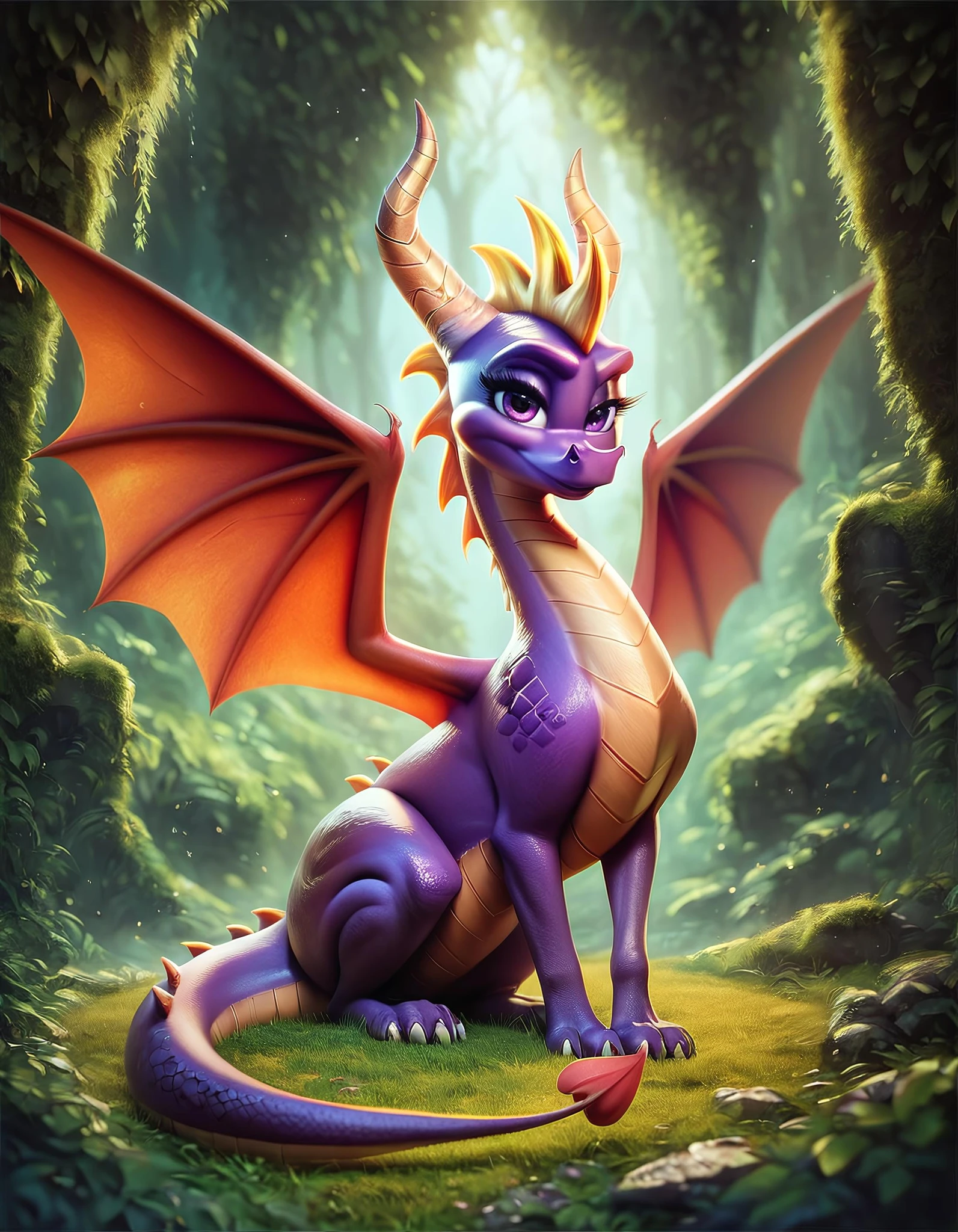 Featured image #6 for Spyra the Dragon -【Female Spyro】【PONY】