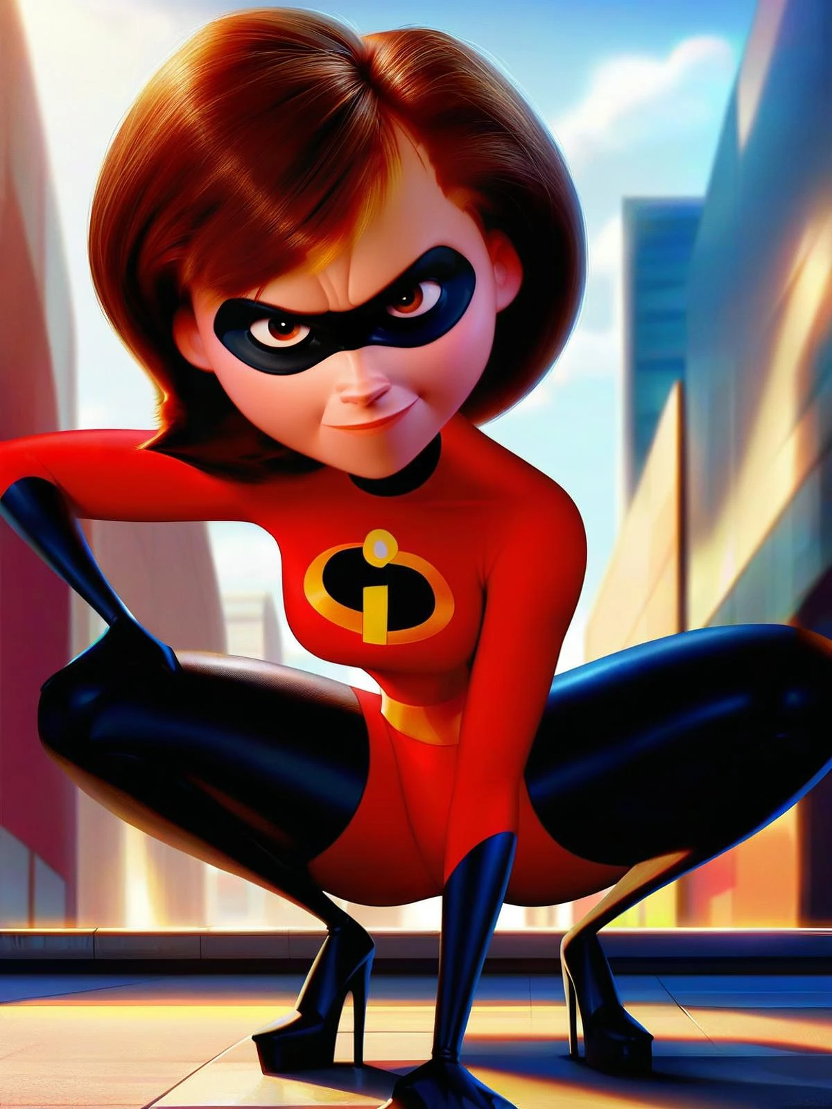 Featured image #1 for Helen Parr (Incredibles) PonyDiffusionXL/illustriousXL