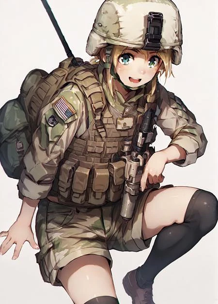 Featured image #1 for American soldier uniform (Pony XL)