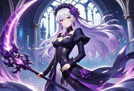 Featured image #4 for Flux, XL & Pony Weapon Scythe - By HailoKnight