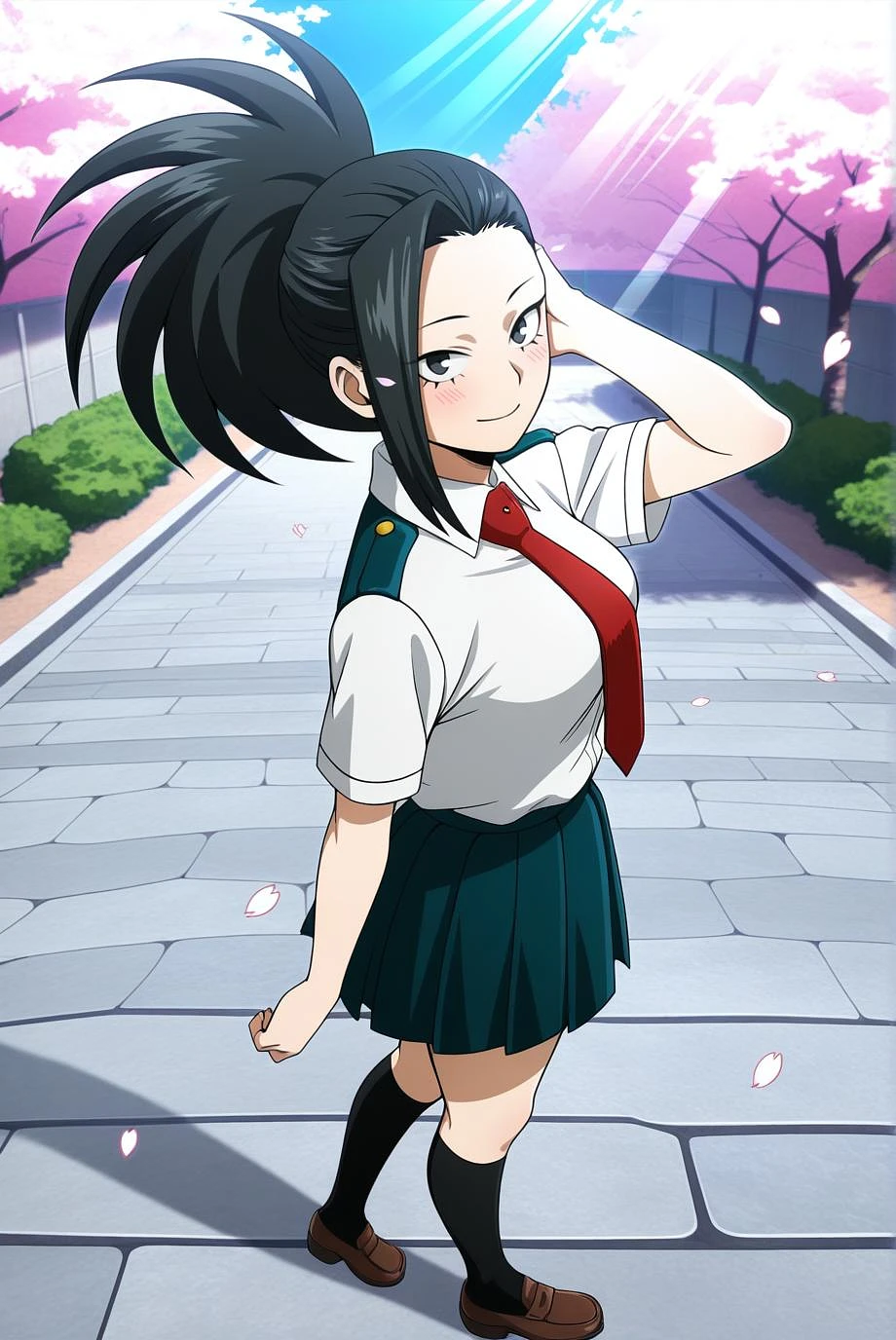 Featured image #5 for Boku no Hero Academia - Momo Yaoyorozu [Pony + Illustrious]