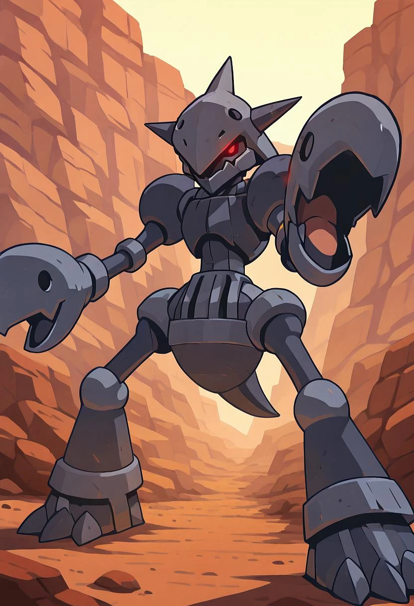 Featured image #1 for Steeldier: Steel Soldier Ant | Aggron x Scizor (Pokemon) (Citron OC) [Illustrious]